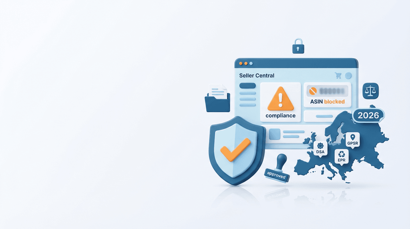 Guide Conformité Amazon : ASIN bloqués, DSA et Politiques (2026)